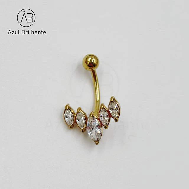 Piercing de Umbigo com Brilho 1