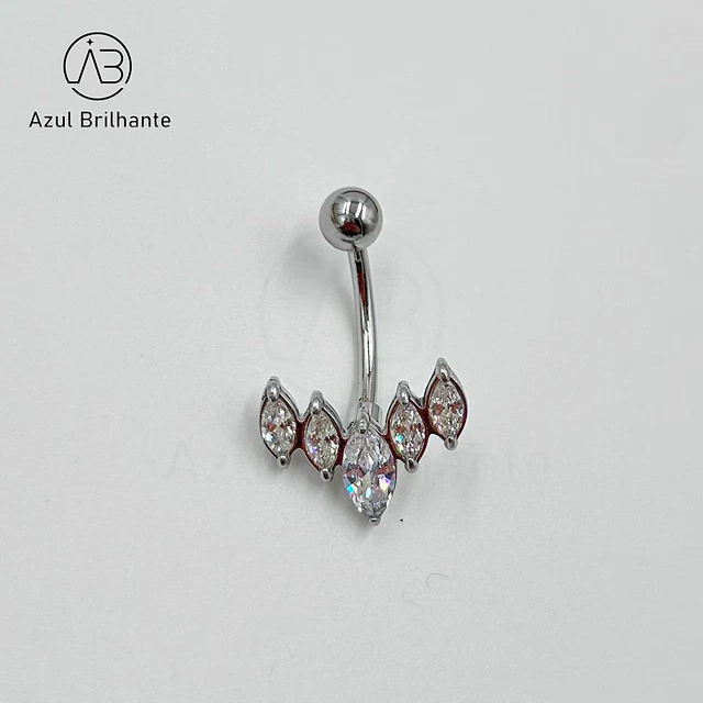 Piercing de Umbigo com Brilho 2