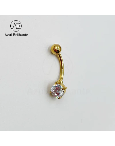 Piercing de Umbigo com Brilho