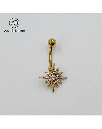Piercing de Umbigo de Estrela