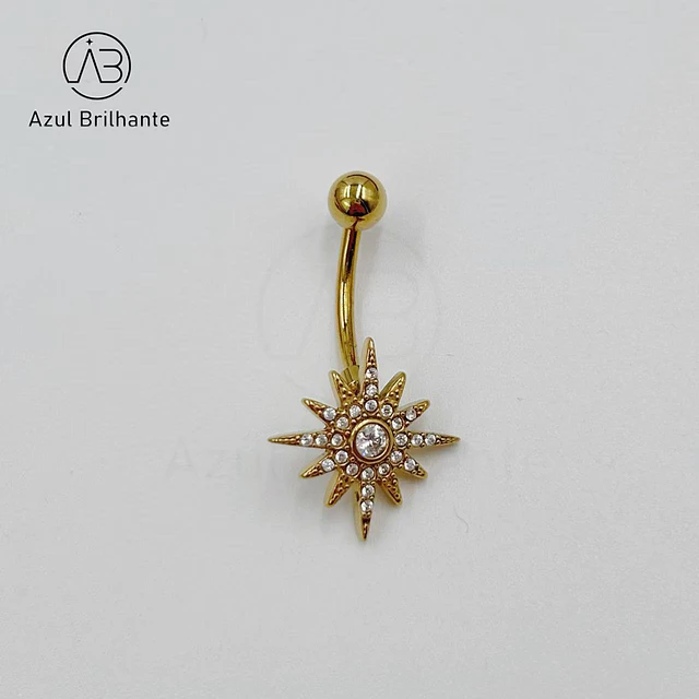 Piercing de Umbigo de Estrela