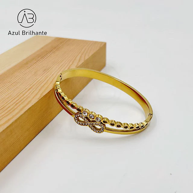 Bangle de Infinito- Aço