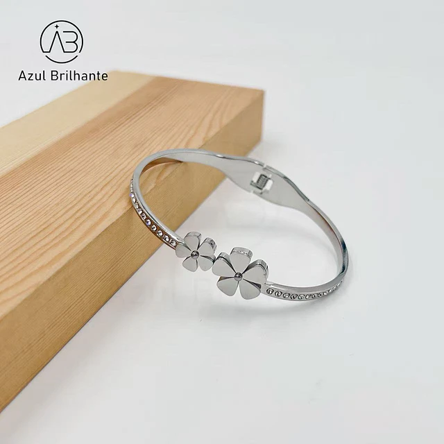 Bangle de Flores- Aço 2