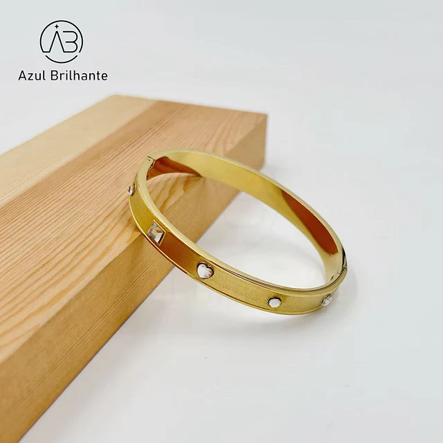 Bangle de Brilho- Aço 1