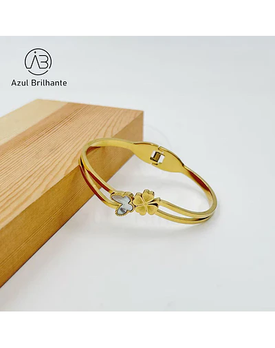 Bangle de Borboleta- Aço