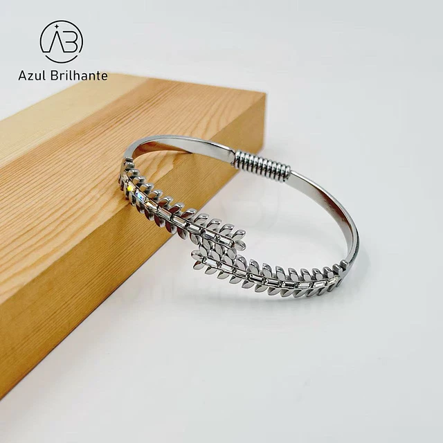 Bangle de Brilho- Aço 2