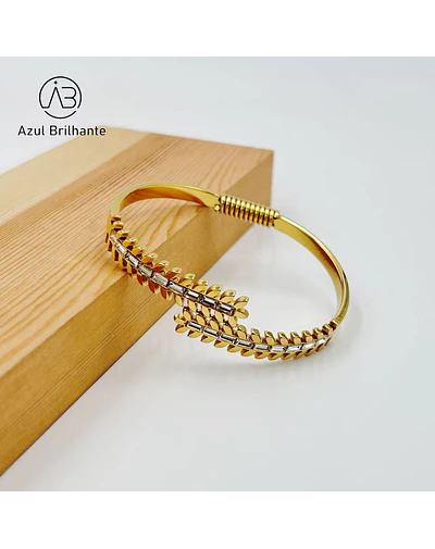 Bangle de Brilho- Aço
