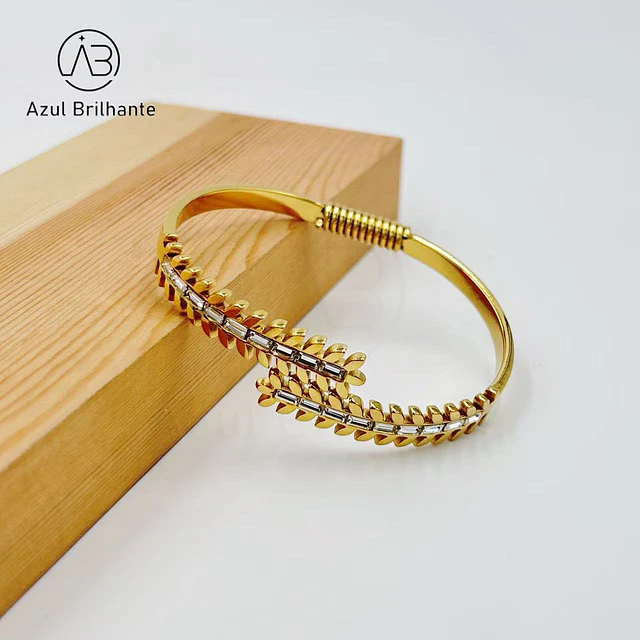 Bangle de Brilho- Aço 1