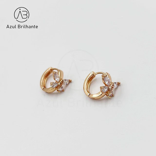 Brincos de Xuping de Borboleta 2