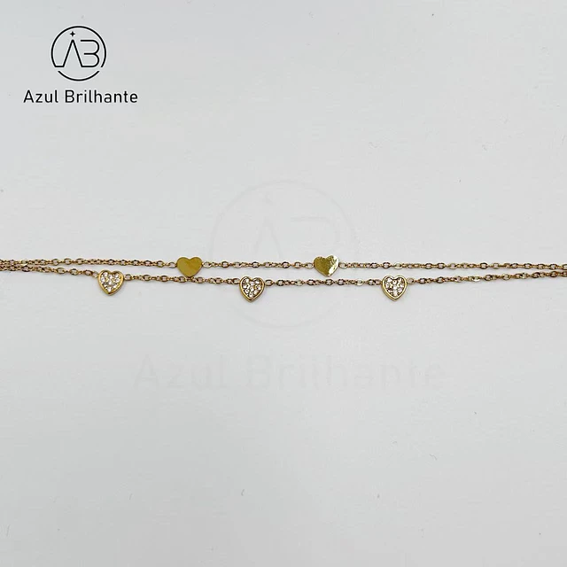 Pulseira de Corações 3