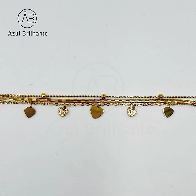 Pulseiras de Corações 3