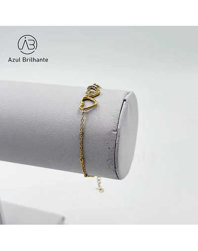 Pulseira de Corações