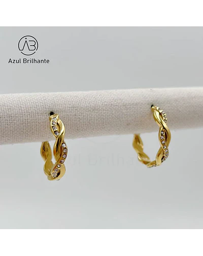 Brincos de Meia Argola