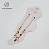 Pulseiras de Pé com Missangas-Aço Inoxidável 1