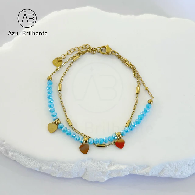 Pulseira de Corações 2