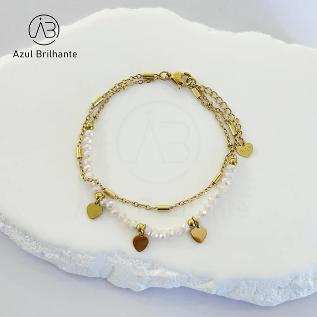 Pulseira de Corações 4