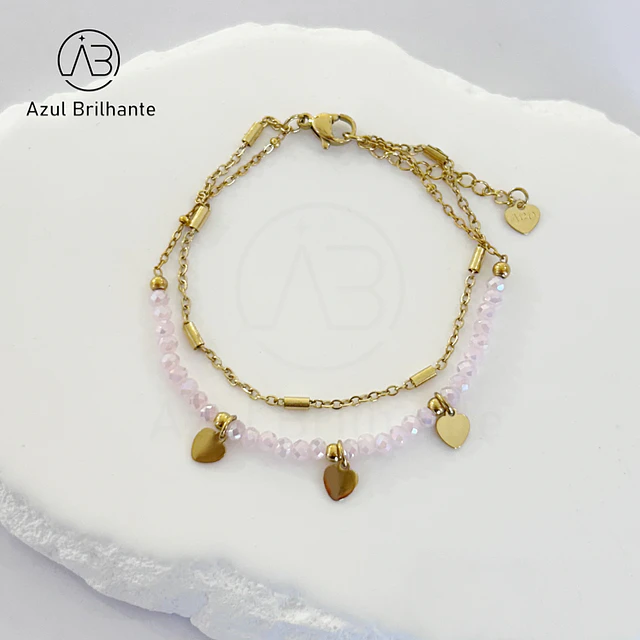 Pulseira de Corações 5