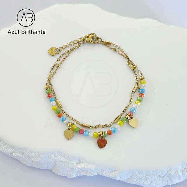 Pulseira de Corações 1