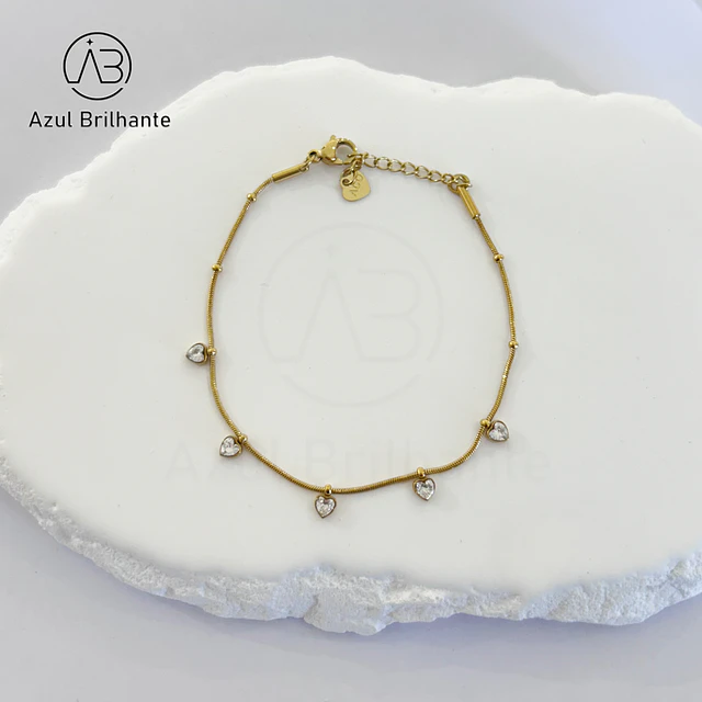 Pulseira de Corações 1