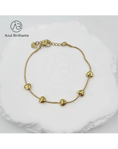 Pulseira de Corações