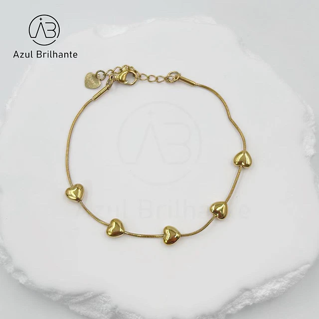 Pulseira de Corações 1