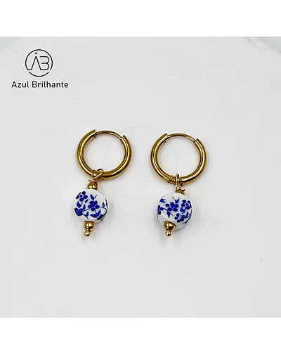 Brincos de Estilo Porcelana