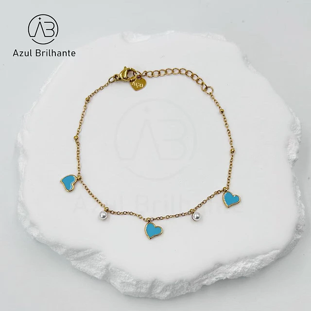 Pulseira de Corações 1