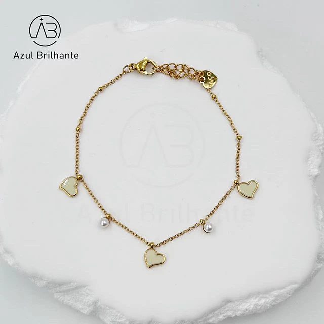 Pulseira de Corações 2