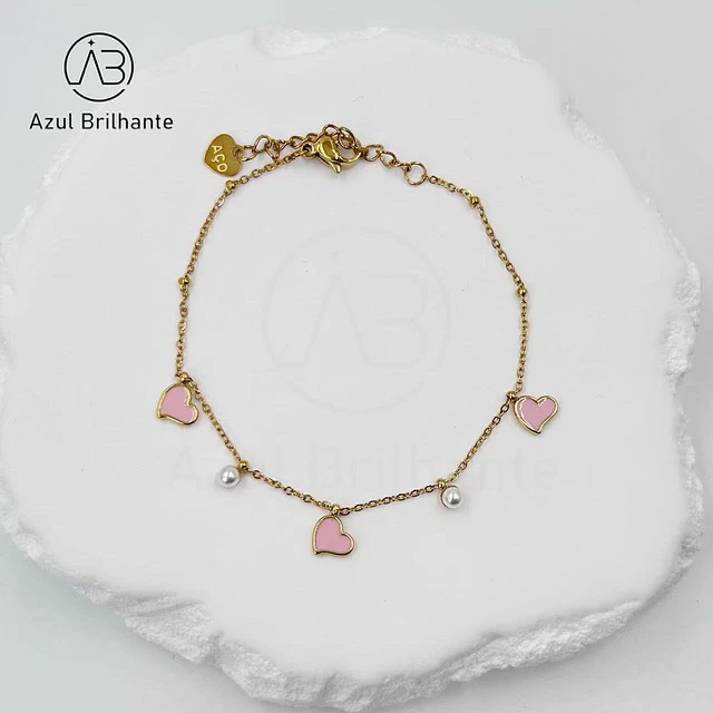 Pulseira de Corações 3