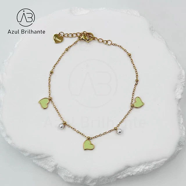 Pulseira de Corações 4