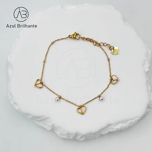Pulseira de Corações 3