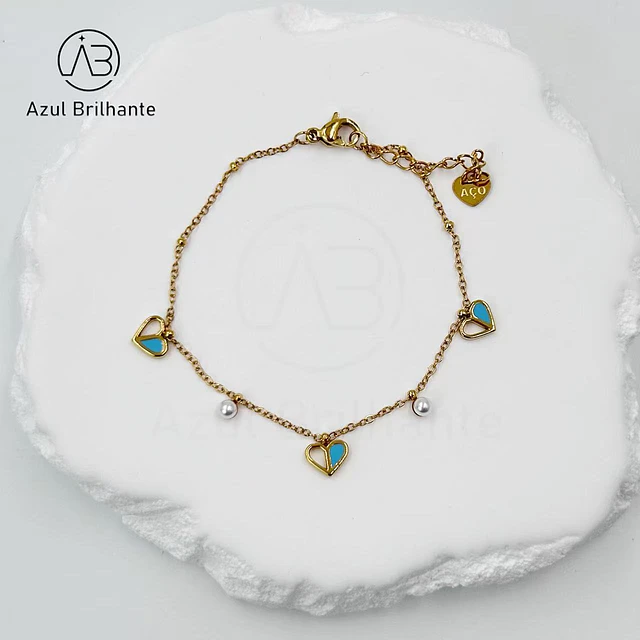 Pulseira de Corações 1