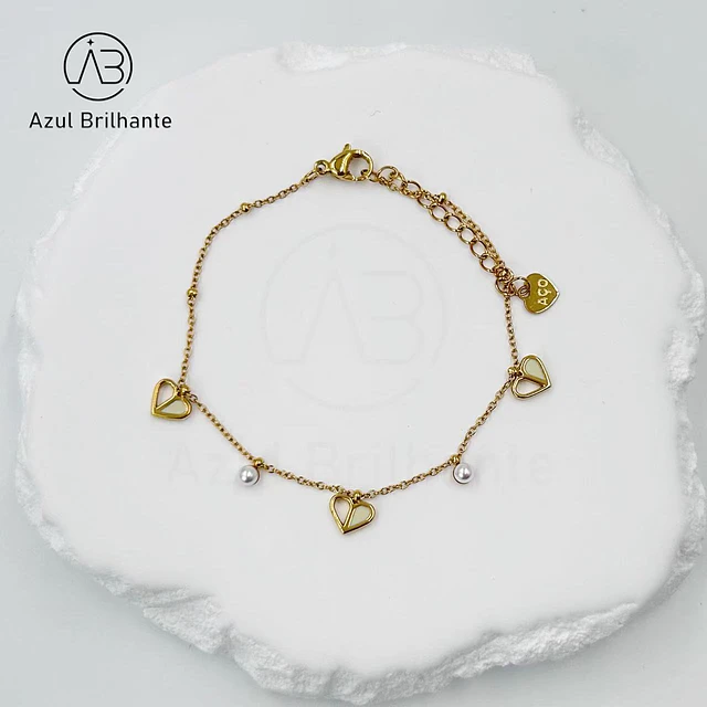 Pulseira de Corações 2