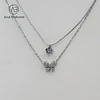 Colar de Borboleta e Flor 3