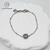 Pulseira com Pendente Quadrada 2