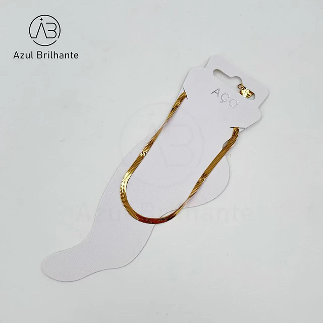 Pulseira de Pé Plana- Aço 1