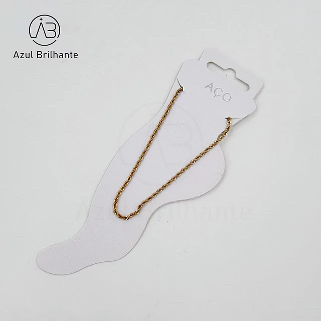Pulseiras de Pé de Malha- Aço 1