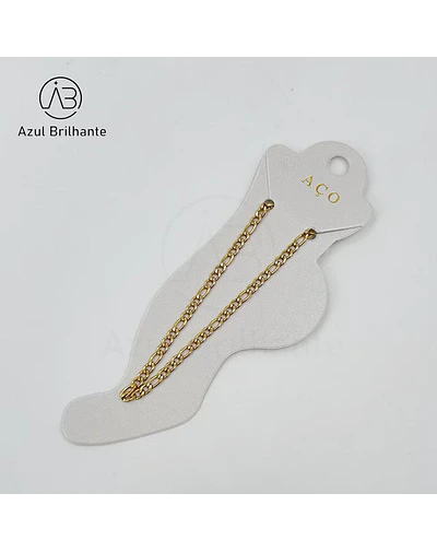 Pulseiras de Pé Corrente-Aço