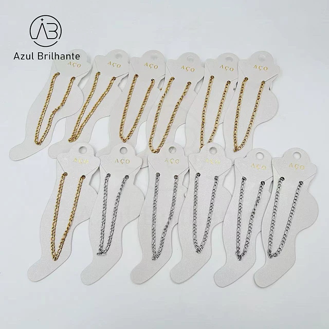 Pulseiras de Pé Corrente-Aço 2