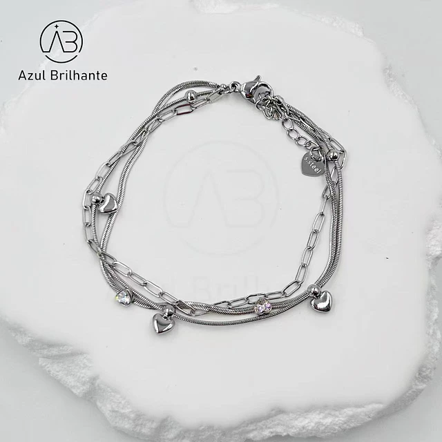 Pulseira de  Corações  2
