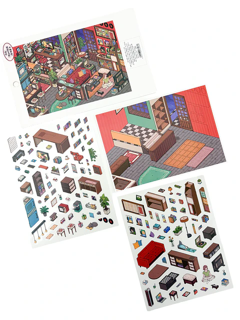 Stickers escenas 3D | XL267024