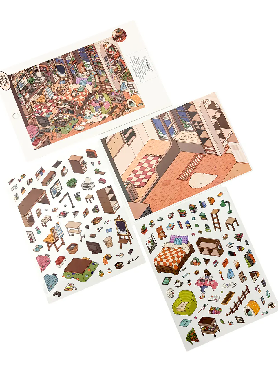 Stickers escenas 3D | XL267024 3