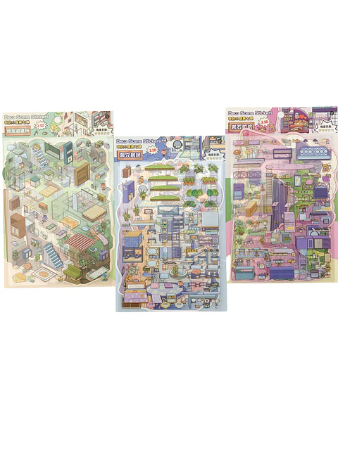 Stickers escenas 3D | XL267030