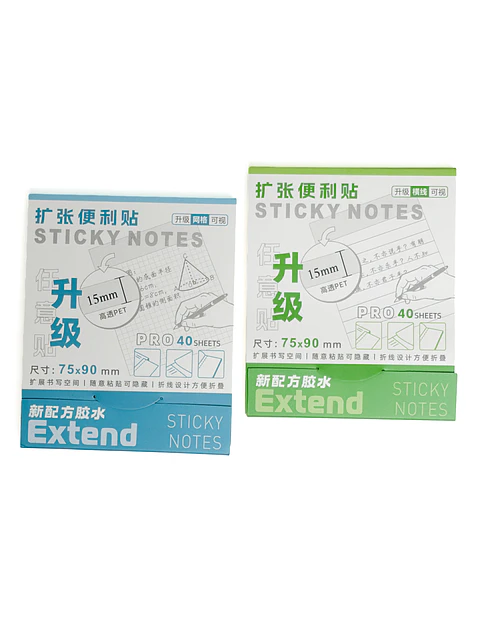 Post-it con extension transparente | XL263440