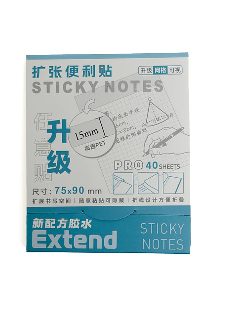 Post-it con extension transparente | XL263440