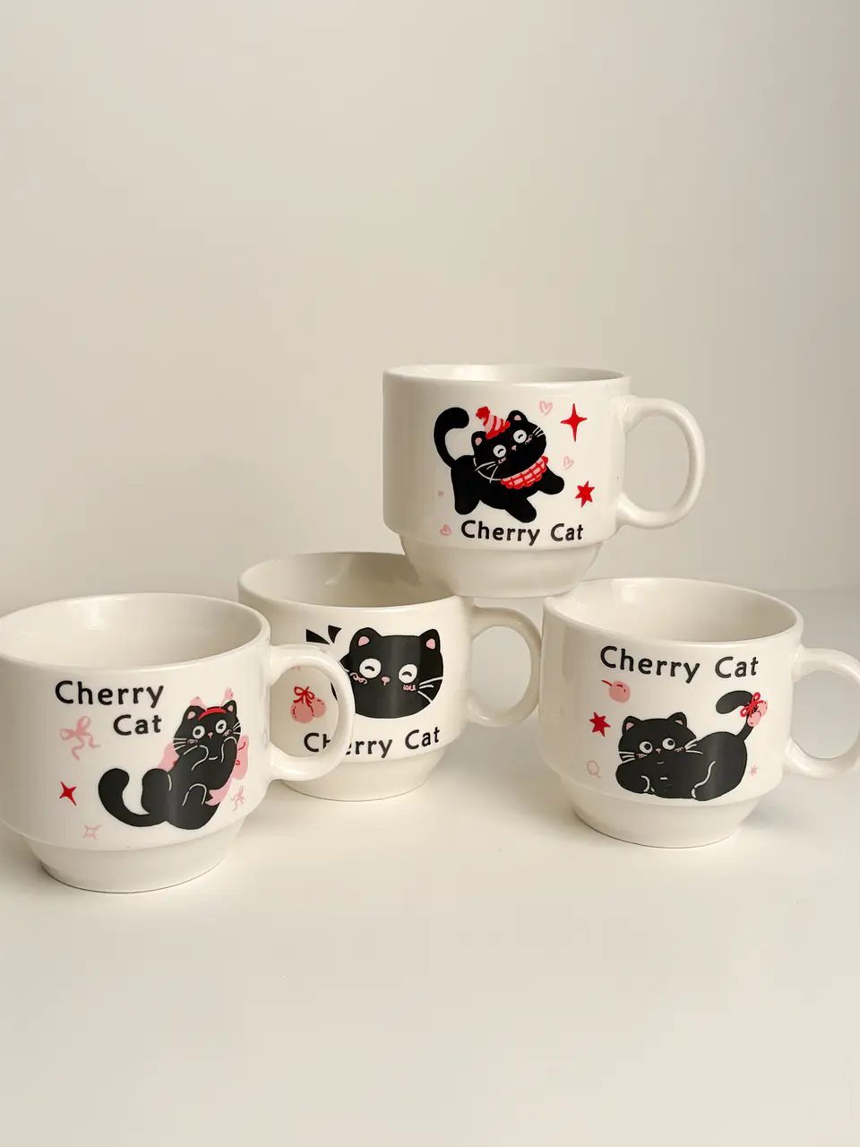 Set de tazas de gato 170ml | XL261016 8