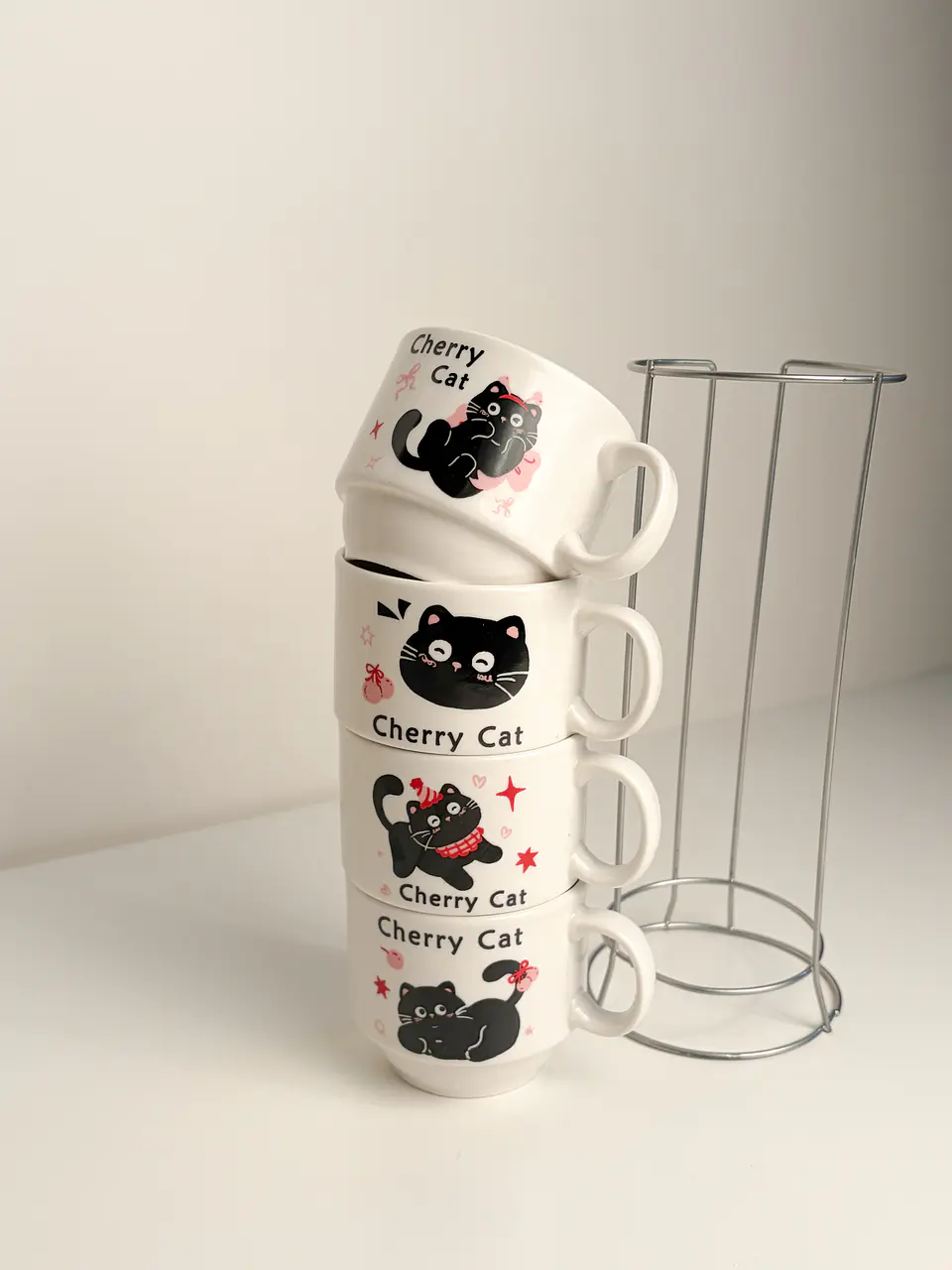 Set de tazas de gato 170ml | XL261016 2