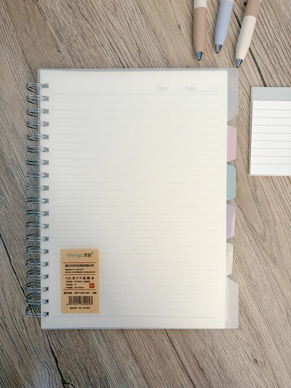 Cuaderno anillado linea B5 | XL263123 1
