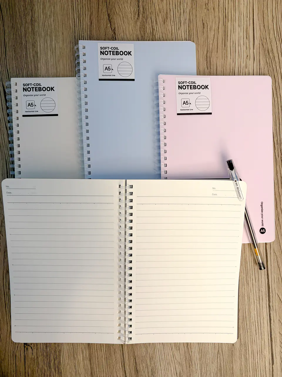 Cuaderno anillado plastico linea A5 | XL263137 2