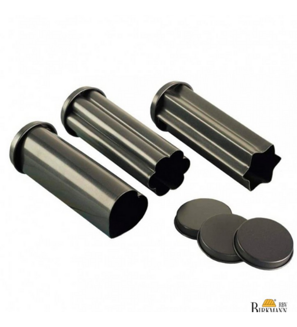 Moldes pancitos canape figuras 3 pzas - BIRKMANN